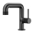 Verona Fontessa Matt Black Basin Mixer Tap (inc Waste) | Thumbnail Image