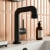 Verona Fontessa Matt Black Basin Mixer Tap (inc Waste) | Thumbnail Image