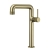 Verona Fontessa Brushed Brass Tall High Rise Basin Mixer Tap (inc Waste) | Thumbnail Image