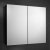 Verona Fulford 2-Door Mirrored Bathroom Cabinet 600mm Wide - Stainless Steel