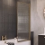 Verona Galleria Fluted 6mm Brushed Brass Bath Screen 1400mm H x 800mm W | Thumbnail Image