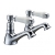 Verona Holborn Basin Taps Pair - Chrome