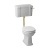 Verona Holborn Low Level Toilet with Lever Cistern - Soft Close Seat (Brushed Brass Fittings)