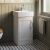 Verona Imperia 450mm Floor Standing 1-Door Cloakroom Vanity Unit with Basin | Thumbnail Image