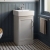 Verona Imperia 450mm Floor Standing 1-Door Cloakroom Vanity Unit with Basin | Thumbnail Image