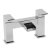 Verona Liberty Waterfall Bath Filler Tap Pillar Mounted Chrome