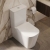 Verona Lovito Rimless Fully Back to Wall Close Coupled Toilet (inc Soft Close Seat) | Thumbnail Image