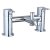 Verona Luna Bath Filler Tap Pillar Mounted - Chrome