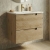 Verona Melanza Oak 600mm Wall Hung 2-Drawer Vanity Unit with Basin | Thumbnail Image