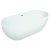 Verona Summit Luxury Double Ended Freestanding Bath 1480mm x 750mm - Acrylic
