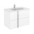 Royo Onix 2-Drawer Wall Hung Vanity Unit with Ceramic Basin 800mm - Gloss White