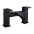 Verona Onyx Bath Filler Tap Pillar Mounted - Matt Black