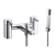 Verona Piazza Bath Shower Mixer Tap Pillar Mounted Chrome | Thumbnail Image