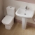 Verona Piccolo Close Coupled Toilet with Push Button Cistern - Soft Close Seat | Thumbnail Image