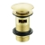 Verona Brushed Brass Slotted Press Top Basin Waste | Thumbnail Image