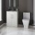 Verona Promenade Bathroom Cloakroom Suite Close Coupled Toilet 600mm Vanity Unit