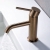 Verona Rivenza Brushed Bronze Basin Mixer Tap (inc Waste) | Thumbnail Image