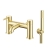 Verona RIvenza Brushed Brass Bath Shower Mixer Tap (inc Kit) | Thumbnail Image