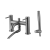 Verona Rivenza Gunmetal Bath Shower Mixer Tap (inc Kit) | Thumbnail Image