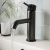 Verona Rivenza Fluted Matt Black Basin Mixer Tap (inc Waste) | Thumbnail Image