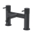Verona Rivenza Fluted Matt Black Bath Filler Tap | Thumbnail Image