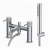 Verona Rivenza Fluted Chrome Bath Shower Mixer Tap (inc Kit) | Thumbnail Image
