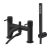 Verona Rivenza Fluted Matt Black Bath Shower Mixer Tap (inc Kit) | Thumbnail Image