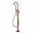 Verona Rivenza Fluted Brushed Bronze Freestanding Bath Shower Mixer Tap (inc Kit) | Thumbnail Image