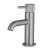 Verona Rivenza Fluted Gunmetal Mini Basin Mixer Tap (inc Waste) | Thumbnail Image