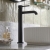 Verona Rivenza Fluted Matt Black Tall High Rise Basin Mixer Tap | Thumbnail Image