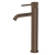 Verona Rivenza Fluted Brushed Bronze Tall High Rise Basin Mixer Tap | Thumbnail Image