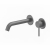 Verona Rivenza Fluted Gunmetal Wall Mounted Basin Mixer Tap | Thumbnail Image