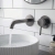 Verona Rivenza Fluted Gunmetal Wall Mounted Basin Mixer Tap | Thumbnail Image