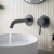 Verona Rivenza Gunmetal Wall Mounted Basin Mixer Tap | Thumbnail Image