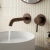 Verona Rivenza Brushed Bronze Wall Mounted Basin Mixer Tap | Thumbnail Image