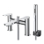Verona Rovio Chrome Pillar Mounted Bath Shower Mixer Tap (inc Kit) | Thumbnail Image
