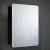 Verona Scholes 1-Door Mirrored Bathroom Cabinet 500mm Wide - Stainless Steel