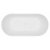 Verona Stone Freestanding Double Ended Bath 1650mm x 830mm - White