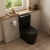 Verona Trevello Black Rimless Fully Back to Wall Close Coupled Toilet (inc Soft Close Seat) | Thumbnail Image