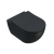 Verona Trevello Black Rimless Wall Hung Toilet (inc Soft Close Seat) | Thumbnail Image