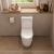 Verona Trevello Rimless Open Back Close Coupled Toilet (inc Soft Close Seat) | Thumbnail Image