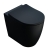 Verona Trevello Black Rimless Comfort Height Back to Wall Toilet (inc Soft Close Seat) | Thumbnail Image