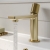 Verona Velora Brushed Brass Basin Mixer Tap (inc Waste) | Thumbnail Image