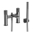 Verona Velora Gunmetal Bath Shower Mixer Tap (inc Kit) | Thumbnail Image