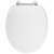 Verona Wooden Effect Soft Close Toilet Seat Inc. Fittings - Gloss White