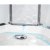 Vidalux Hydro Plus Quadrant Shower Cabin 800mm x 800mm - Crystal White