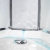 Vidalux Pure E Quadrant Shower Cabin 800mm with Luxury Black Electric Shower 9.5 KW - Black