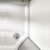 Vidalux Pure E Square Shower Cabin 900mm with Standard Electric Shower 8.5 KW - White