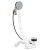 Villeroy & Boch Universal Dual Concealed Mixer Shower with Shower Kit, Round Fixed Head and Overflow Filler - Chrome | Thumbnail Image
