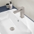 Villeroy & Boch Architectura Square Basin Mixer Tap with Pop-Up Waste - Brushed Nickel Matt